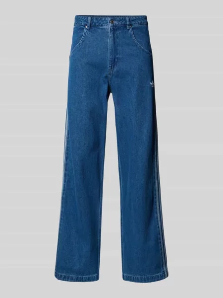 Spodnie adidas Firebird Adicolor Denim Pants Medium Blue Denim 28 niebieskie