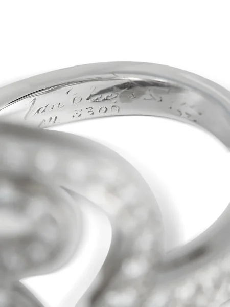 Krajkový diamant prsten Van Cleef & Arpels Pre-owned bílý