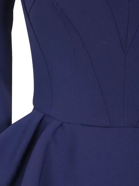 Ușor rochie midi Elisabetta Franchi albastru