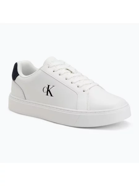 Trampki Calvin Klein skórzane klasyczne białe