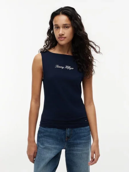 Top Tommy Hilfiger niebieski