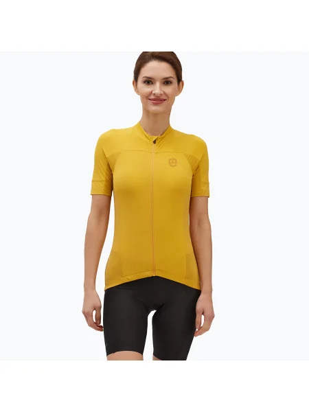 Tricou de ciclism pentru femei SILVINI Montella galben