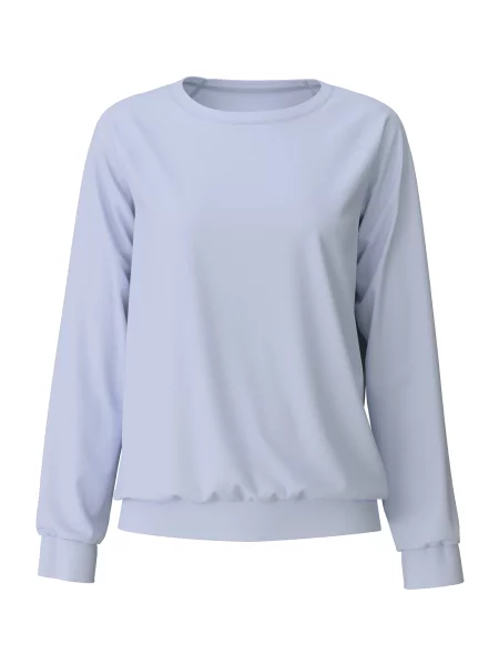 CALIDA Majica za spanje svetlo modra