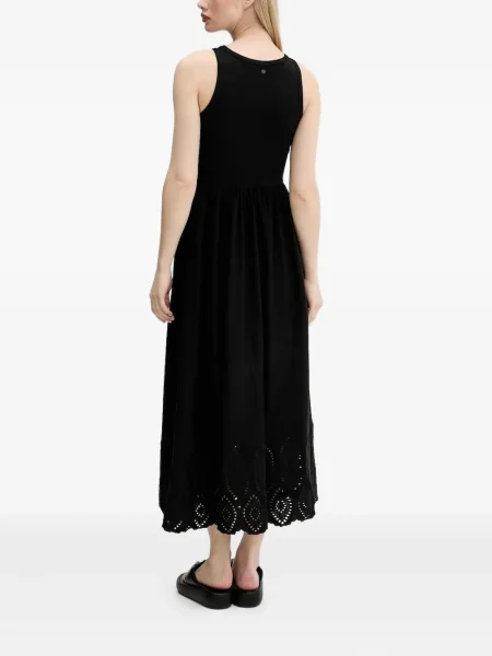 Rochie midi Desigual până la genunchi de costum negru