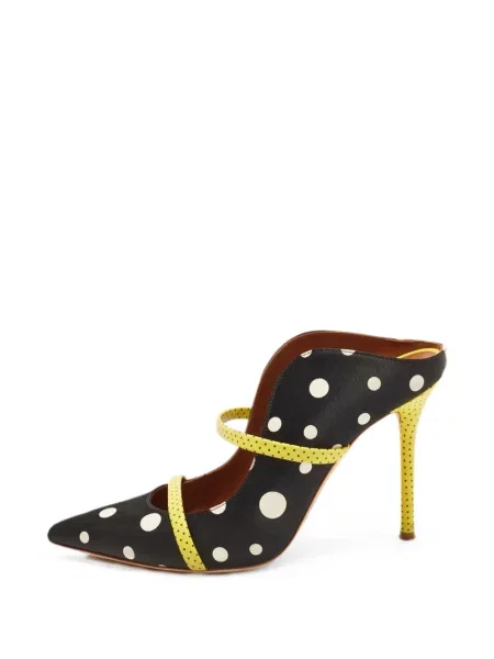 Papuci tip mules Malone Souliers cu buline negru