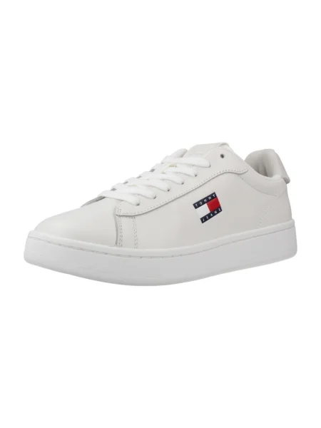 Dámske topánky Tommy Jeans Archive Court ecru biela