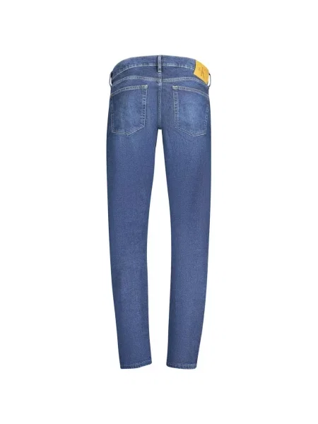 Zwężane dżinsy Calvin Klein Jeans zwężany niebieski