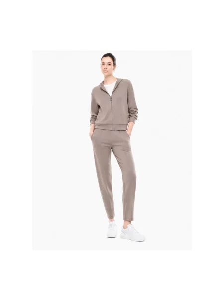 Nohavice Emporio Armani Ea7 béžová