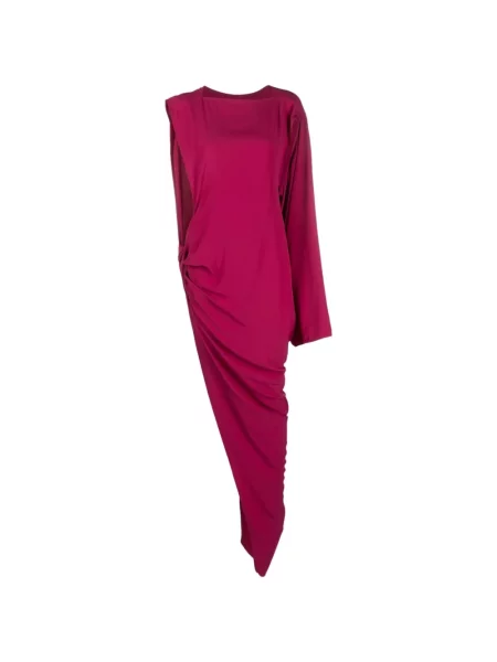 Długa sukienka maxi Rick Owens różowa