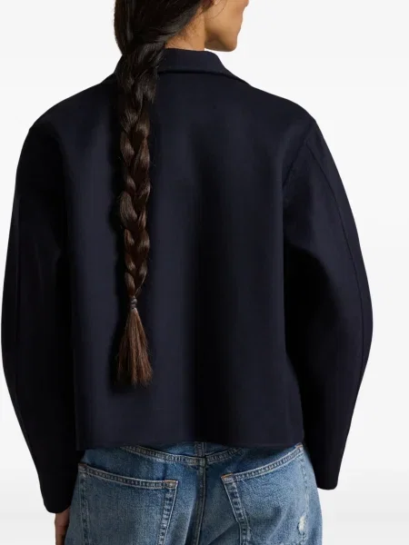 Дълго оребрен с яка поло тениска Polo Ralph Lauren синьо