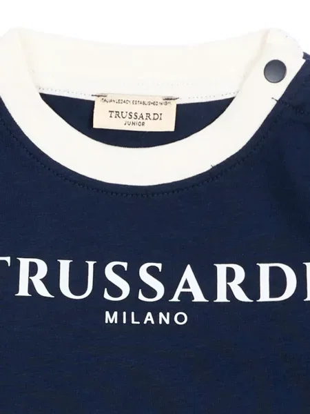 Koszulka dziecięca Trussardi niebieska