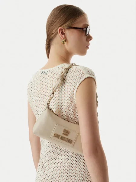 LOVE MOSCHINO Kabelka Krémová béžová