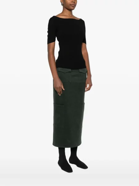 Top Khaite tricotate negru