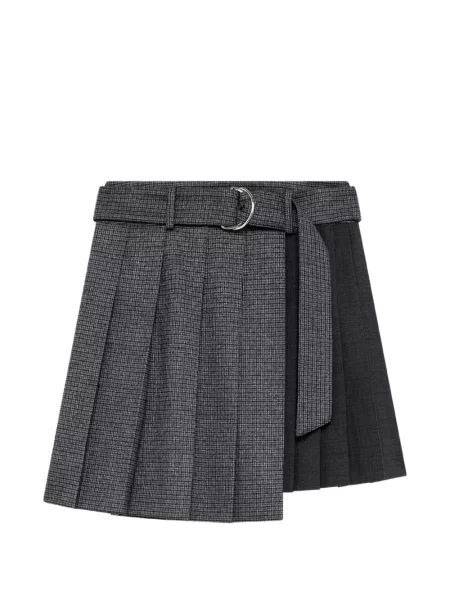 Cu centură fusta mini Msgm gri