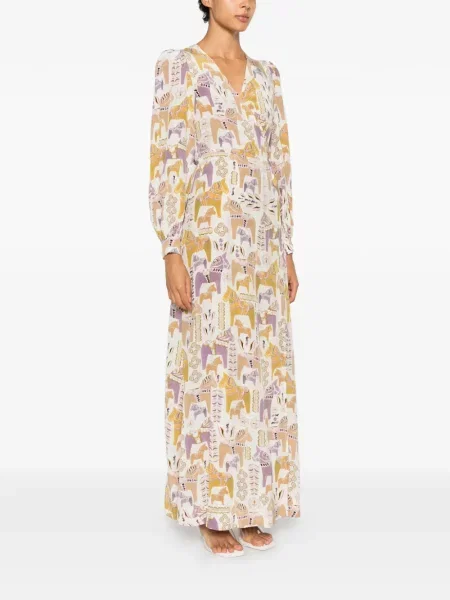 Rochie maxi Momoni cu imagine plic
