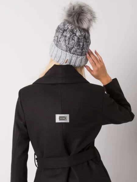 Kapa s šiltom Fashionhunters siva