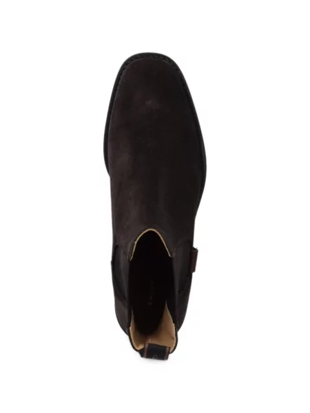 Botine chelsea Gant din piele de căprioară maro