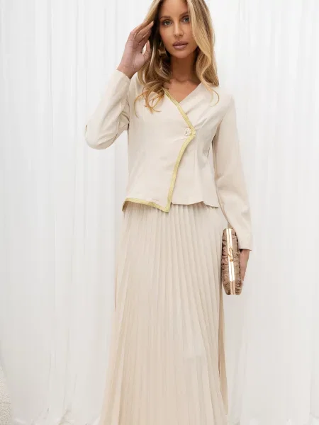 Maksi haljina Italy Moda bež