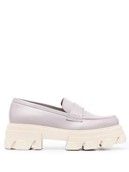 Pantofi loafer Alohas din piele violet