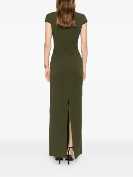 Rochie maxi Solace London de costum verde