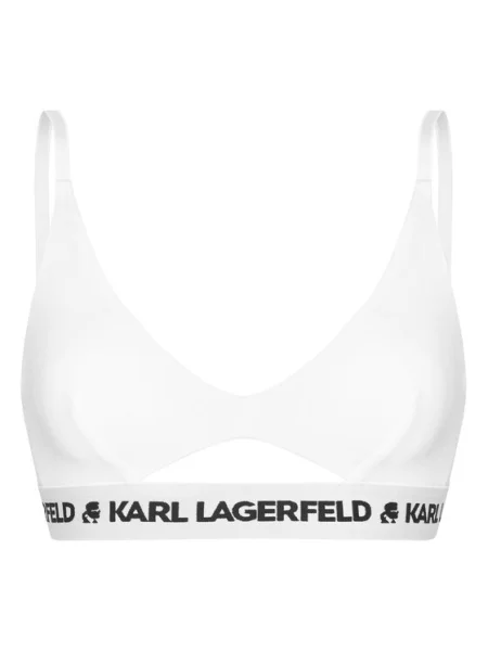 KARL LAGERFELD Bralette melltartó fehér
