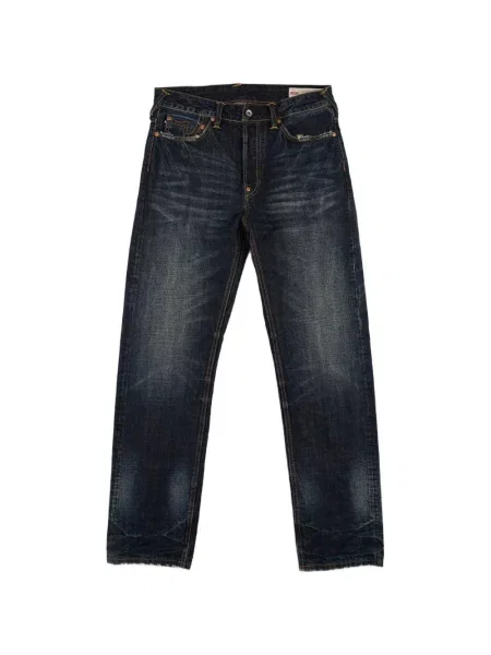 Blugi Evisu cu imagine albastru