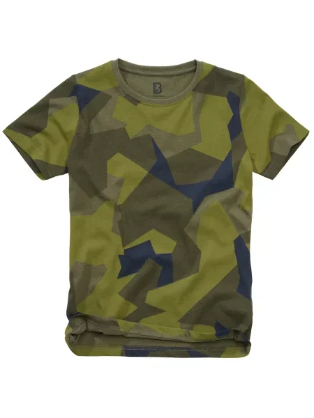 Brandit Tričko námořnická modř / khaki / rákos