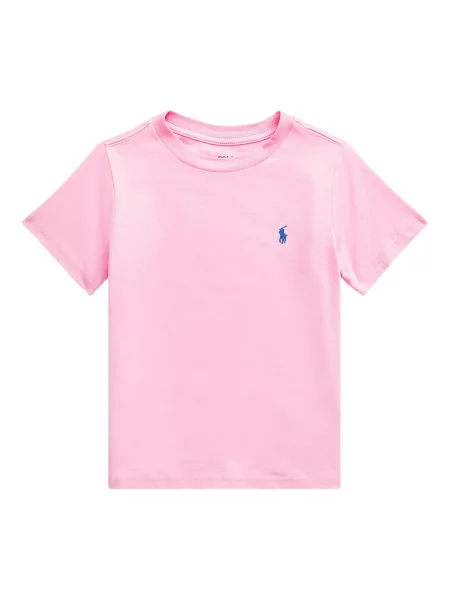 Koszulka polo dziecięca Polo Ralph Lauren różowa