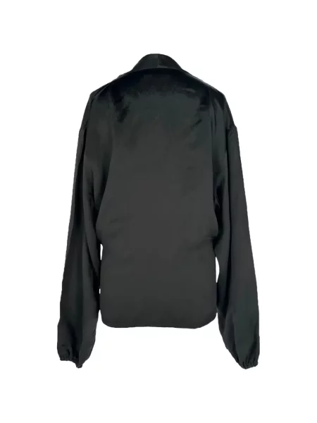 Dugo bluza Nili Lotan s V-izrezom crna