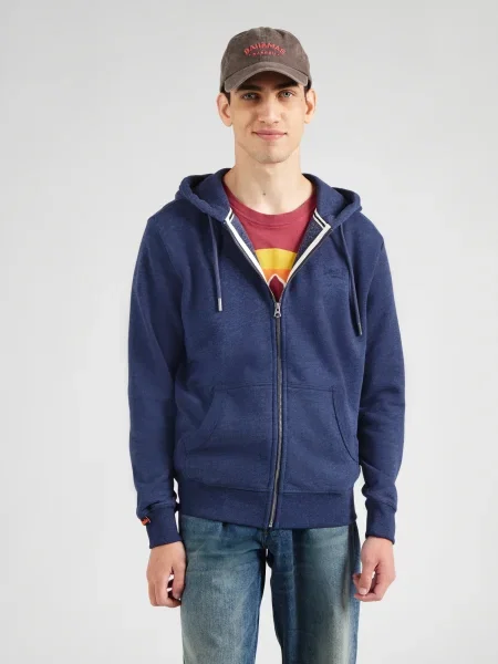 Superdry Hanorac Essential bleumarin