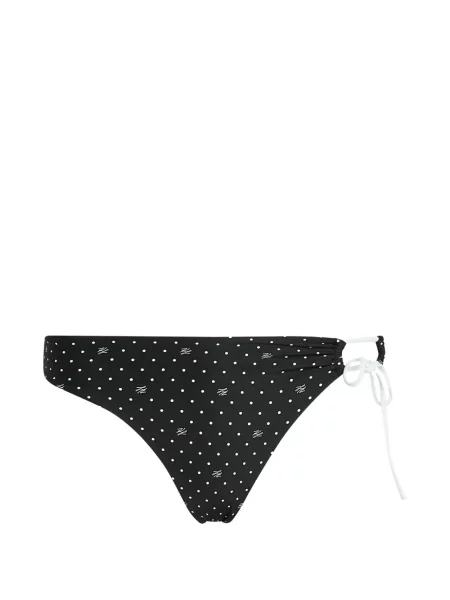 Bikini Karl Lagerfeld cu buline cu legături negru