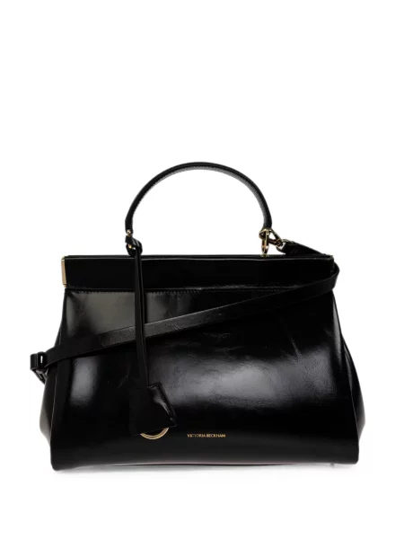 Geantă shopper Victoria Beckham din piele negru