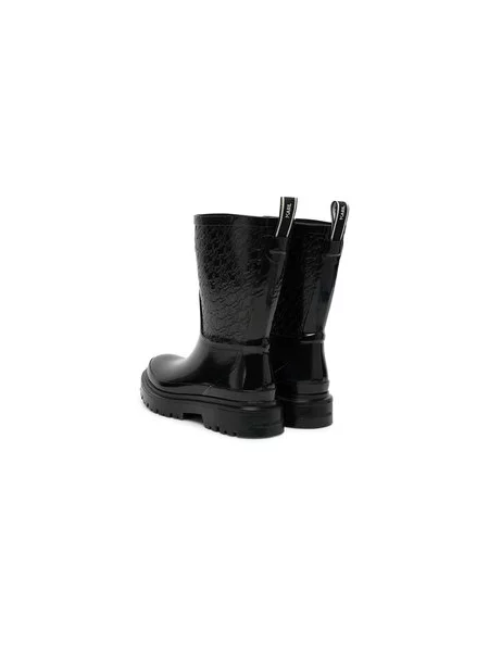 KARL LAGERFELD Gumijasti škornji črna