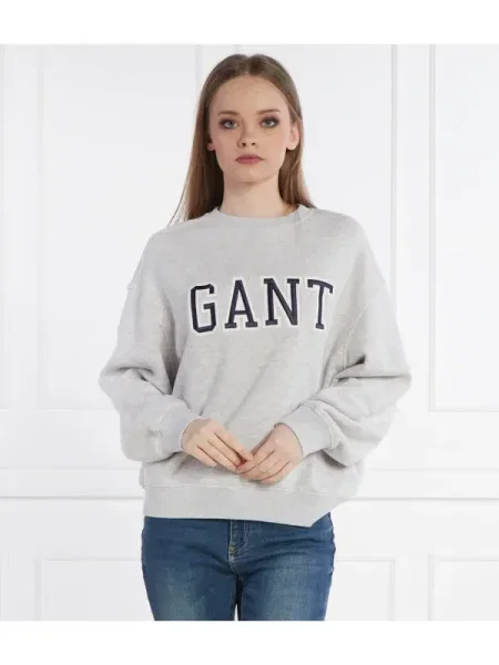 Gant Bluză Logo gri
