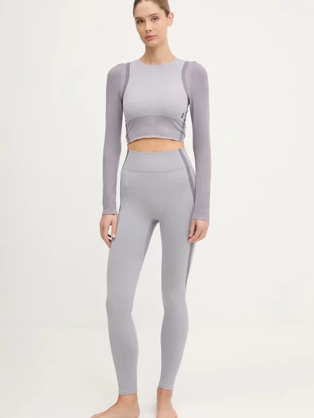 ON running legginsy do jogi Studio wzorzyste fioletowy