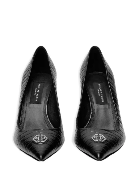 Pantofi cu toc Philipp Plein cu imagine negru