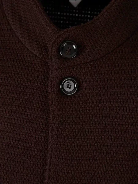 Cardigan Lardini de lână maro