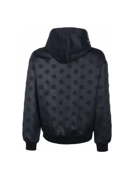 Bluza z kapturem Dolce And Gabbana z kapturem czarna