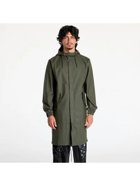 Rains kurtka przeciwdeszczowa Fishtail Parka przejściowa zielony