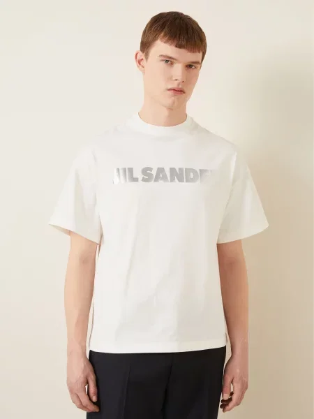 Jil Sander Koszulka weiss biała
