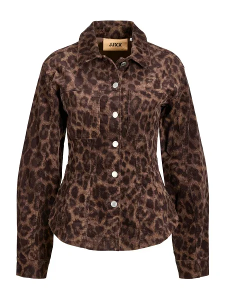 JJXX Bluză JXGELLY ciocolatiu / deschis maro