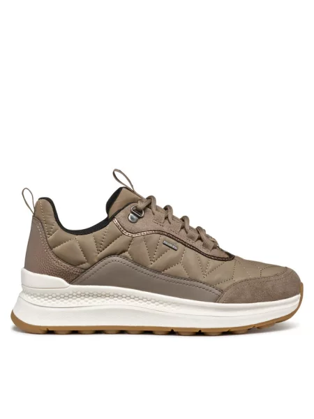 Sneakersy Geox brązowe