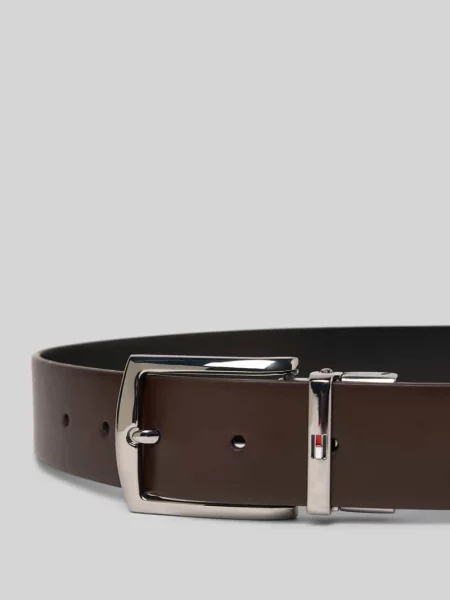 Pasek ze skóry bydlęcej model ‘DENTON REV’ Tommy Hilfiger