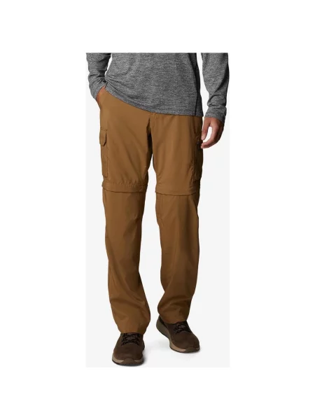 Spodnie Columbia Silver Ridge Utility Regular Caramel Brown Convertible brązowe
