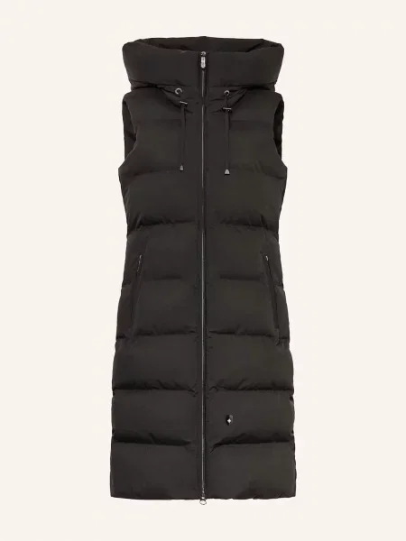Wellensteyn Prošívaná Vesta Goldmine Long Vest S Izolací Dupont™ Sorona® černá