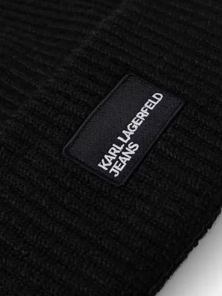 Шапка Karl Lagerfeld Jeans черная