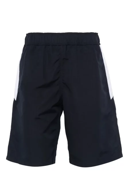 Kąpielówki Palm Angels z nadrukiem niebieskie