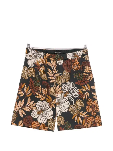 Pantaloni scurți Brian Dales cu model floral cu imagine negru