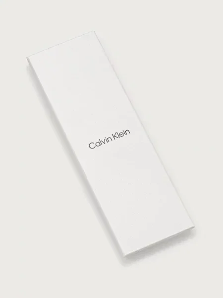 Zawieszka Calvin Klein skórzana czarna
