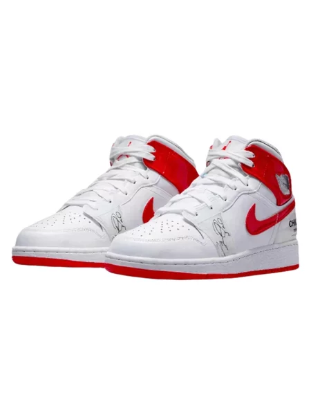 Členkové topánky Nike biela